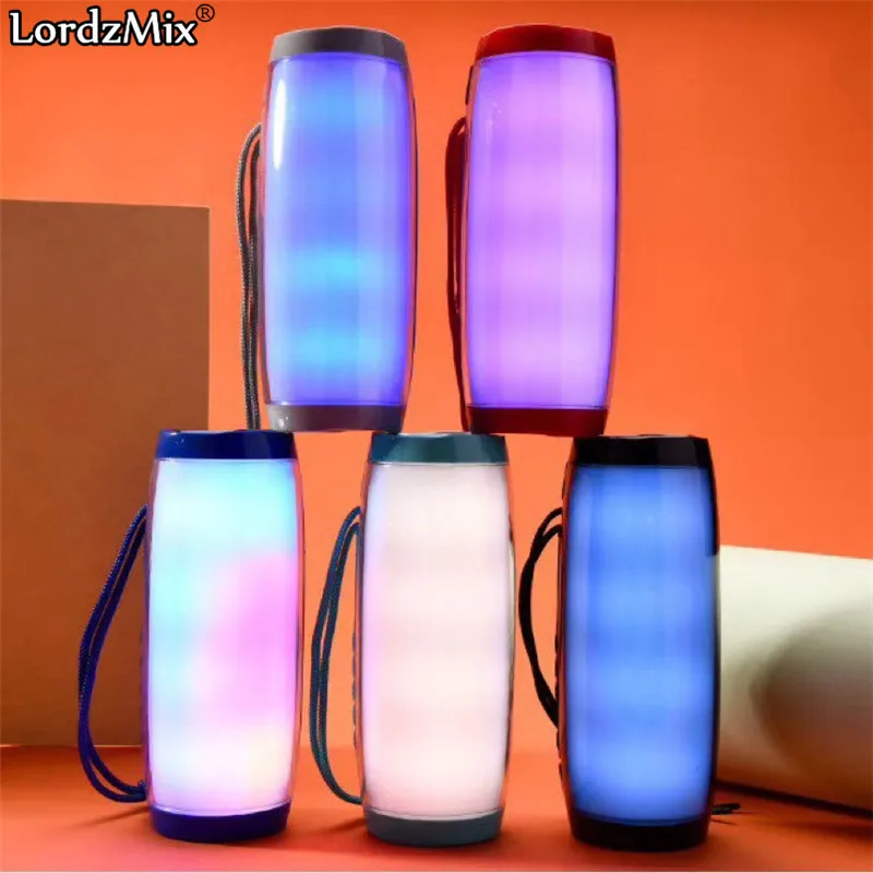 Waterproof Bluetooth Wireless Speaker led Light sport loudspeaker music column With TF mp3 player for phone huawei lordzmix (12)
