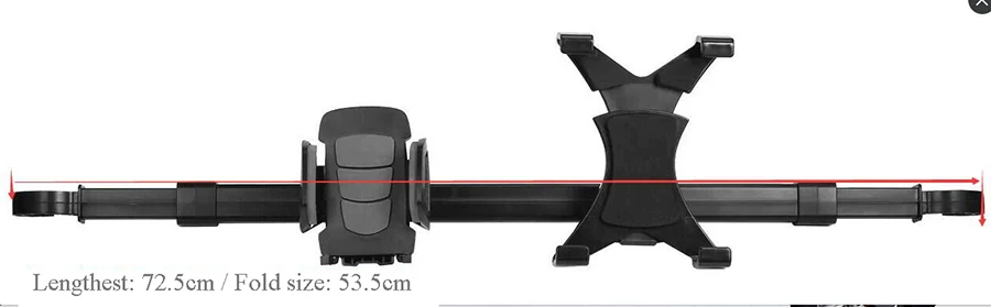 Универсальный автомобильный держатель для планшета, держатель для телефона, автомобильное заднее сиденье, подголовник, двойное крепление, подставка, автомобильные аксессуары для iPad, Xiaomi, samsung, lenovo