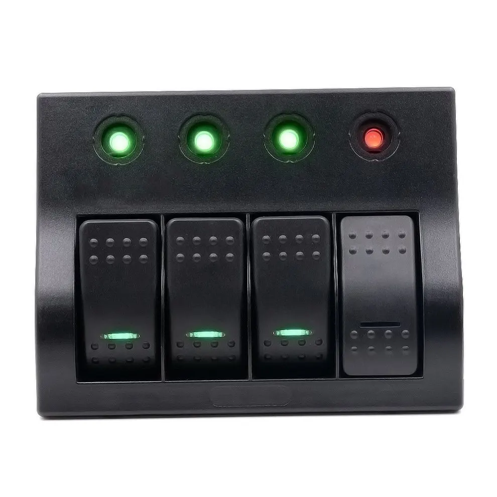 

CS-352B1Waterproof Car Auto Boat Marine LED Rocker Switch Panel