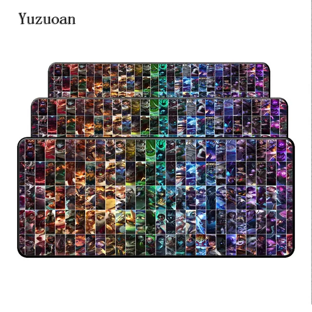 Special Offers Yuzuoan League of legends All Hero Speed Large keyboard Lock Edge Rubber Mouse pad For Computer Laptop PC Gaming Mice Play Mat Special Offers Yuzuoan League of legends All Hero Speed Large keyboard Lock Edge Rubber Mouse pad For Computer Laptop PC Gaming Mice Play Mat