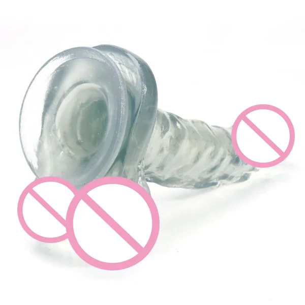 6.7'' Crystal Super Soft Jelly Dildo, Strong Suction Cup Artificial Dick Realistic Penis, Sex Products, Sex Toys for Woman