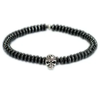 

12pcs/lot Skull bracelet Skull jewelry Gothic jewelry Biker accessory Men bracelet Father day gift for men dad husband him