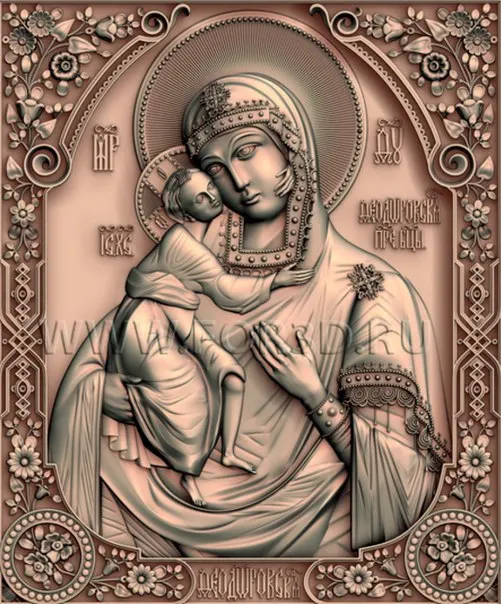 3d модель Icona B Mater Fedorovskaya relief для ЧПУ в формате STL 142 Мб|for cnc|3d model reliefmodel |