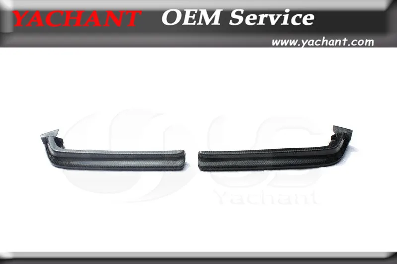 

Car-Styling Carbon Fiber Rear Spats 2 Pcs Fit For 1999-2002 Skyline R34 GTR NI Style Rear Bumper Caps Corner Attachment