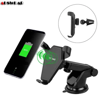 

9V 5W 7.5W 10W Car Wireless Charger for iPhone Samsung Google LG Huawei Car Mount Holder Fast QI Wireless Charger Car Holder
