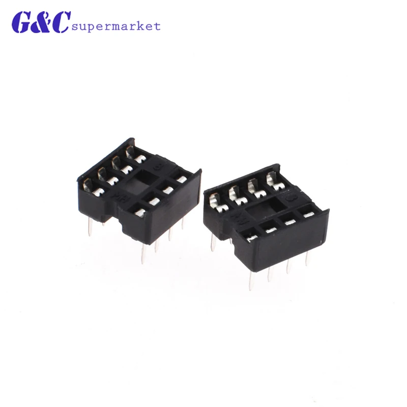 50 шт DIP IC гнездо адаптера переменного тока PCB припоя Тип 8PIN 14PIN 16PIN &quotсделай