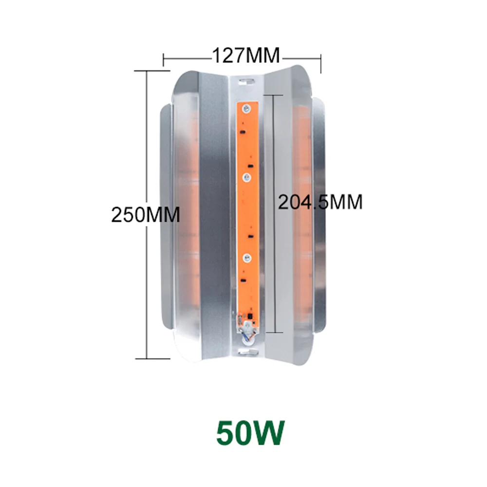 Полный спектр 30 Вт 50 Вт 80 Вт светодиодный Grow светильник 110V 220V IP67 светодиодный Диод Phytolamp потолочные светильник для растения семена цветущих растет - Испускаемый цвет: 50W