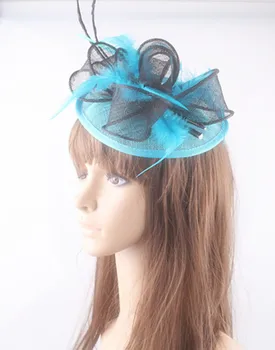 

fascinating sinamay material fascinator headpiece bridal hair accessories party headwear suit for all season 17 colors FNR151114