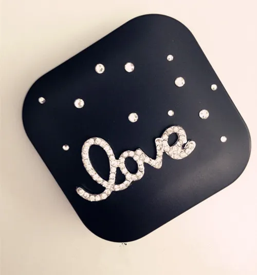 LIUSVENTINA портативный DIY из сплава с милой надписью Love Diamond чехол для контактных линз
