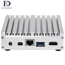 Большая Акция NUC core мини-безвентиляторный ПК I7 4602Y с 1 * Mini DP HDMI LAN неттоп компьютер Windows 10 16 г ОЗУ 256 г SSD настольных ПК