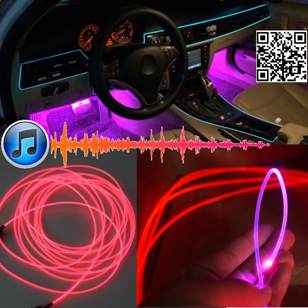Ambient Rhythm Light For Nissan Qashqai / Dualis J10 Interior Music