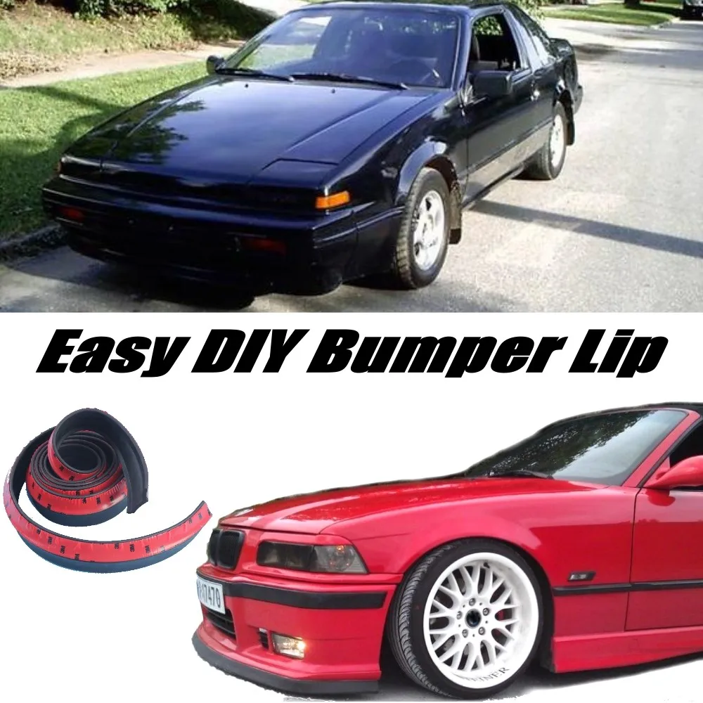 Trim Design Splitter Bumper Lip Deflector For Nissan Maxima