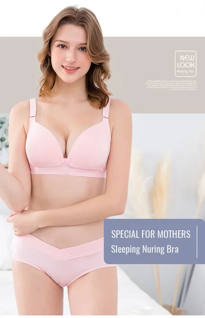 Front Open Bra Maternity Sleep Nursing Bra Pregnant Women Feeding