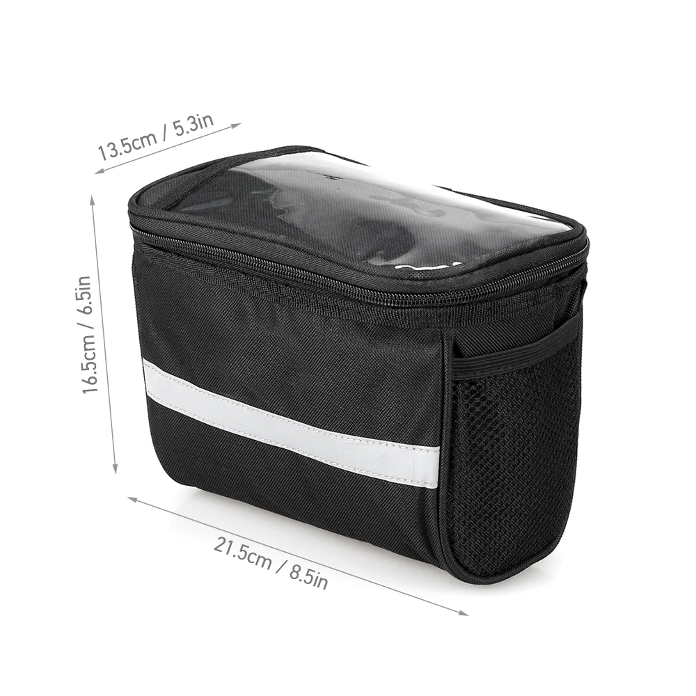 Top Bike Bag For Bicycle Handlebar Bag Insulated Cycling Frame Bags For Bicycle MTB Road Bike Cooler Bag with Reflective Strip 1 Top Bike Bag For Bicycle Handlebar Bag Insulated Cycling Frame Bags For Bicycle MTB Road Bike Cooler Bag with Reflective Strip 1
