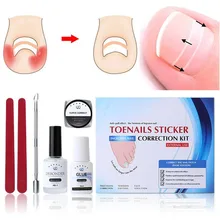 5 в 1 Набор для ухода за ногами вросшие ногти корректор с 5 подарки носок фиксатор для ногтя Педикюр ног "францзуский маникюр" восстановить коррекция инструмент набор для ухода за ногами TSLM1