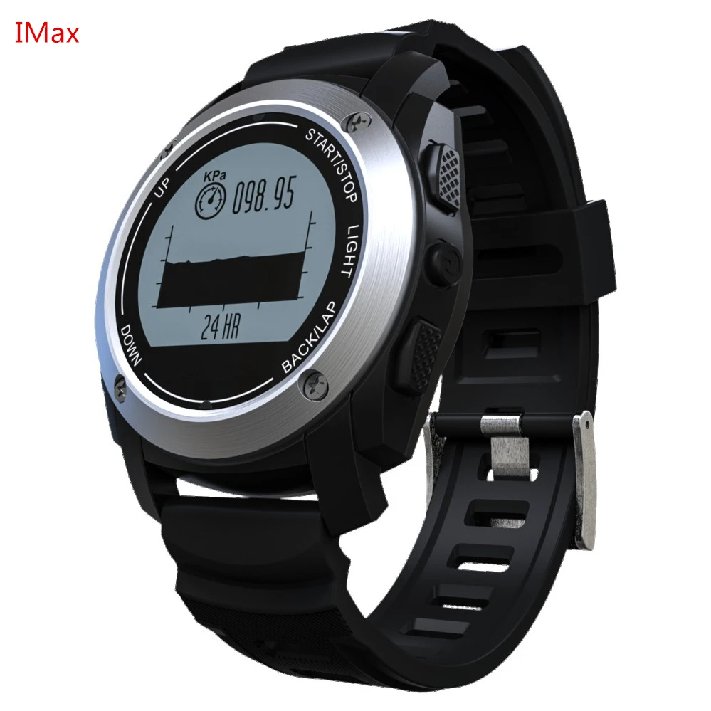 

Smartch GPS Sport Smart Watch S928 Bluetooth Watch Heart Rate Monitor Pedometer Speed Tracker Pressure Temperature Waterproof