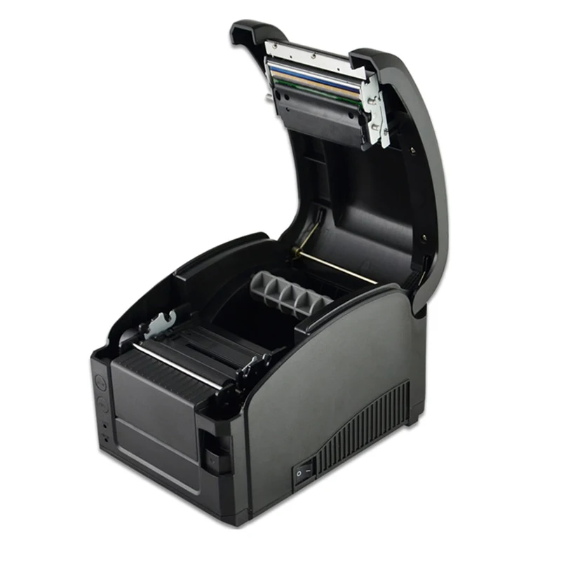 Cheap gprinter GP3120TL thermal adhesive sticker printer 80mm printing width support linux win7 USB port built-in power supply