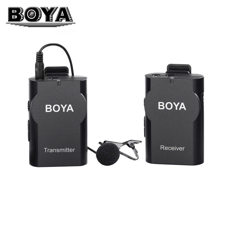 

Boya BY-WM4 Professional Wireless Microphone System Mic for Canon Nikon Sony DSLR Camcorder Recorder for Smartphone Microfone