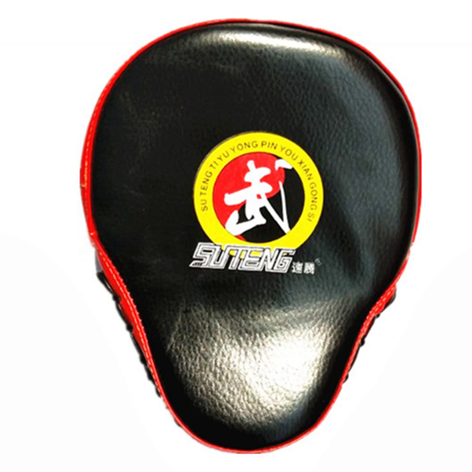 Suteng бренд, тренировочная штамповка оборудования из искусственной кожи, пусковая площадка, изогнутая мишень для ММА бокса, изогнутая пусковая площадка Suteng для тхэквондо - Цвет: Черный