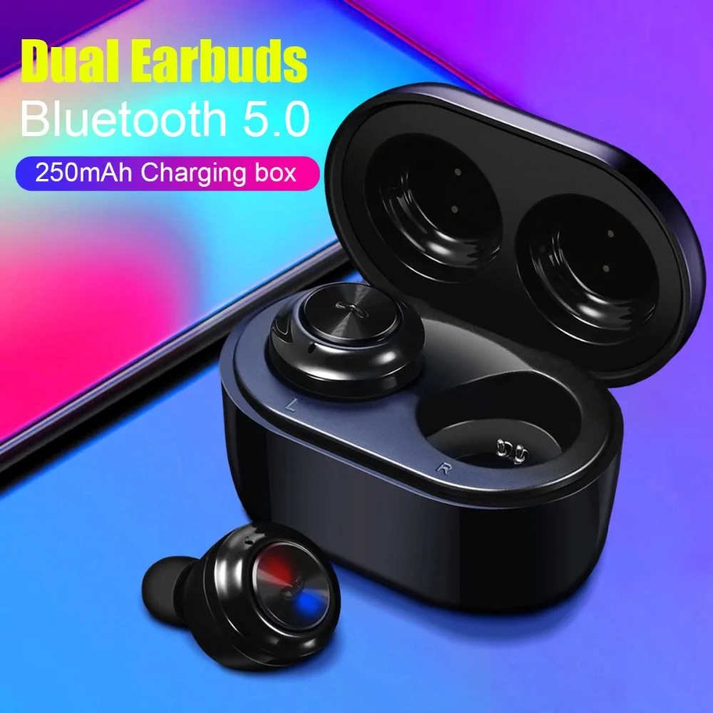 

F6 TWS Bluetooth 5.0 Earphones Wireless Headphones Blutooth Earphone Handsfree Headphone Sports Earbuds Gaming Headset For Phone