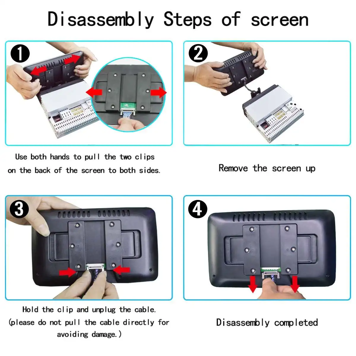 Flash Deal Rotatable Car Multimedia Player 10.2 1+16G 8 Core Stereo for Android 8.1 with 360 Degree Up Down Screen GPS WiFi Radio Player 3