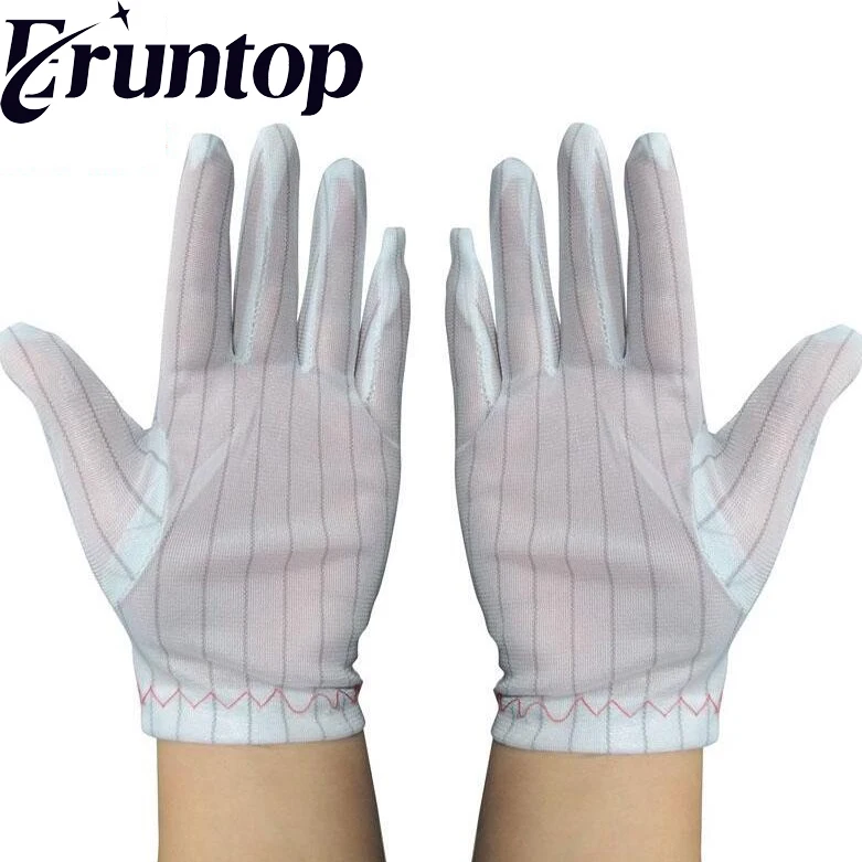 1 pairs Anti Static Safety Gloves for PC Building Electronic Repairing