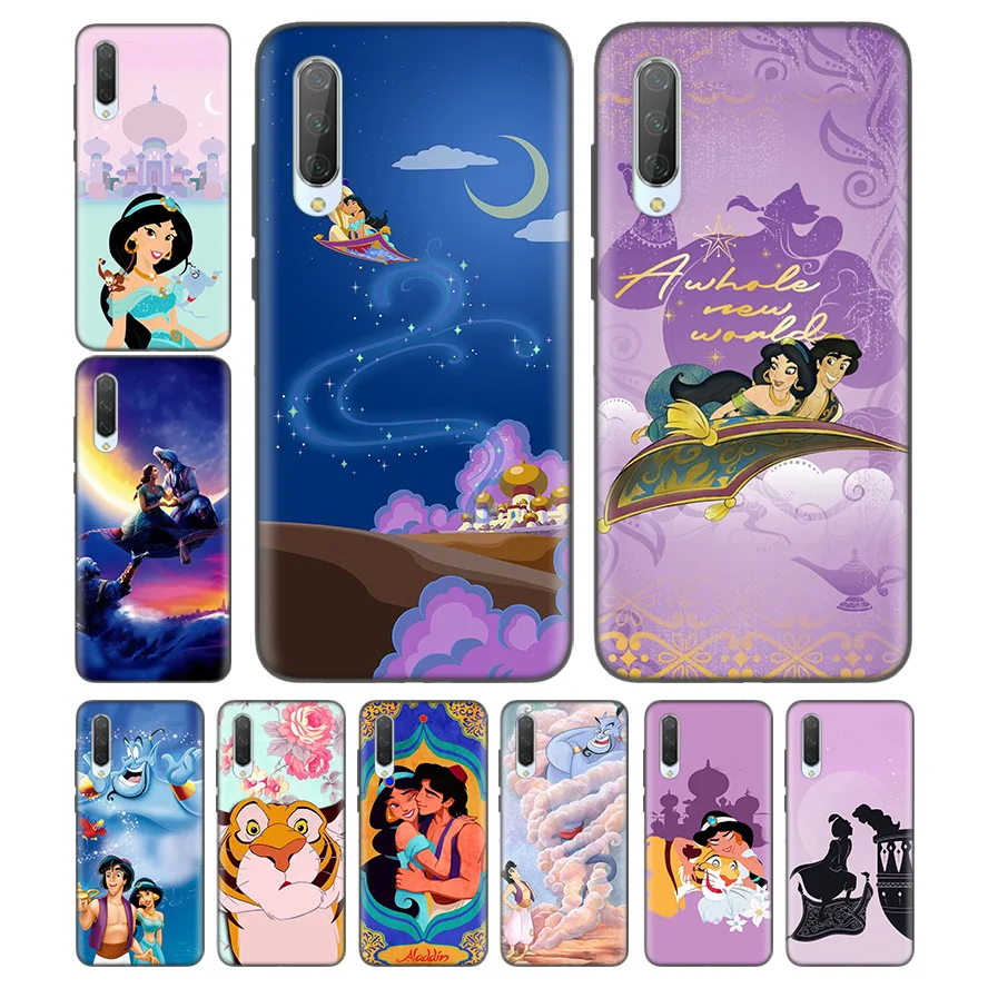 

Silicone Case For Xiaomi Redmi Note 7 7A 7S 6 6A 5 K20 Mi A1 A2 8 9T CC9 CC9E Lite Pro F1 TPU Cover Housing Cartoon Aladdin 2019
