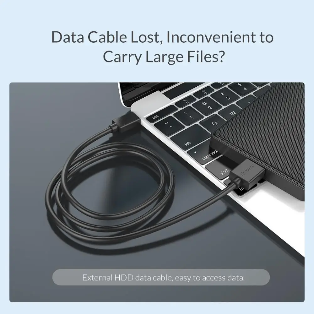 Кабель ORICO USB C к Micro B кабель для передачи данных зарядный внешнего жесткого диска