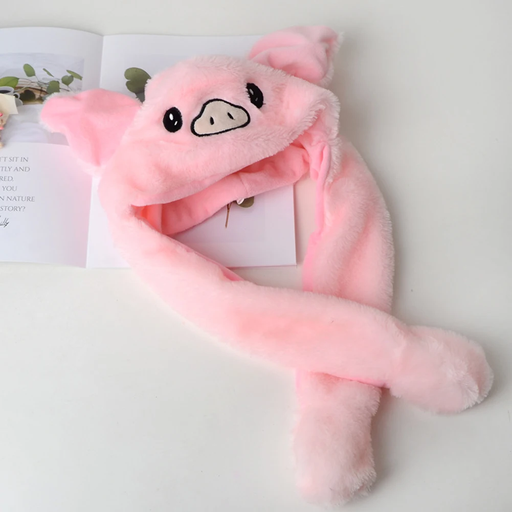 new winter cute cartoon rabbit earrabat hat girls flannel Air-bag ear-lifting hat toy rabbit earrabat hat girls rabbit ear