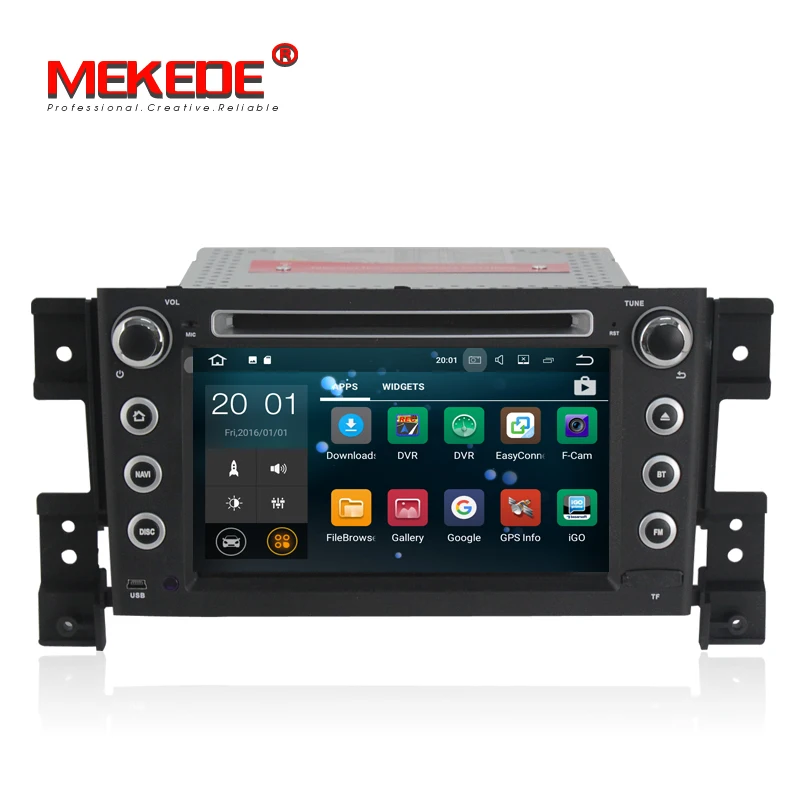 

free shipping 2G+16G 2 din android 7.1 car dvd for suzuki grand vitara multimedia car radio stereo gps with steering wheel