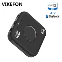 VIKEFON Bluetooth приемник 4,2 Aptx беспроводной Bluetooth аудио приемник 3,5 мм Автомобильный Aux Bluetooth адаптер для динамика наушников