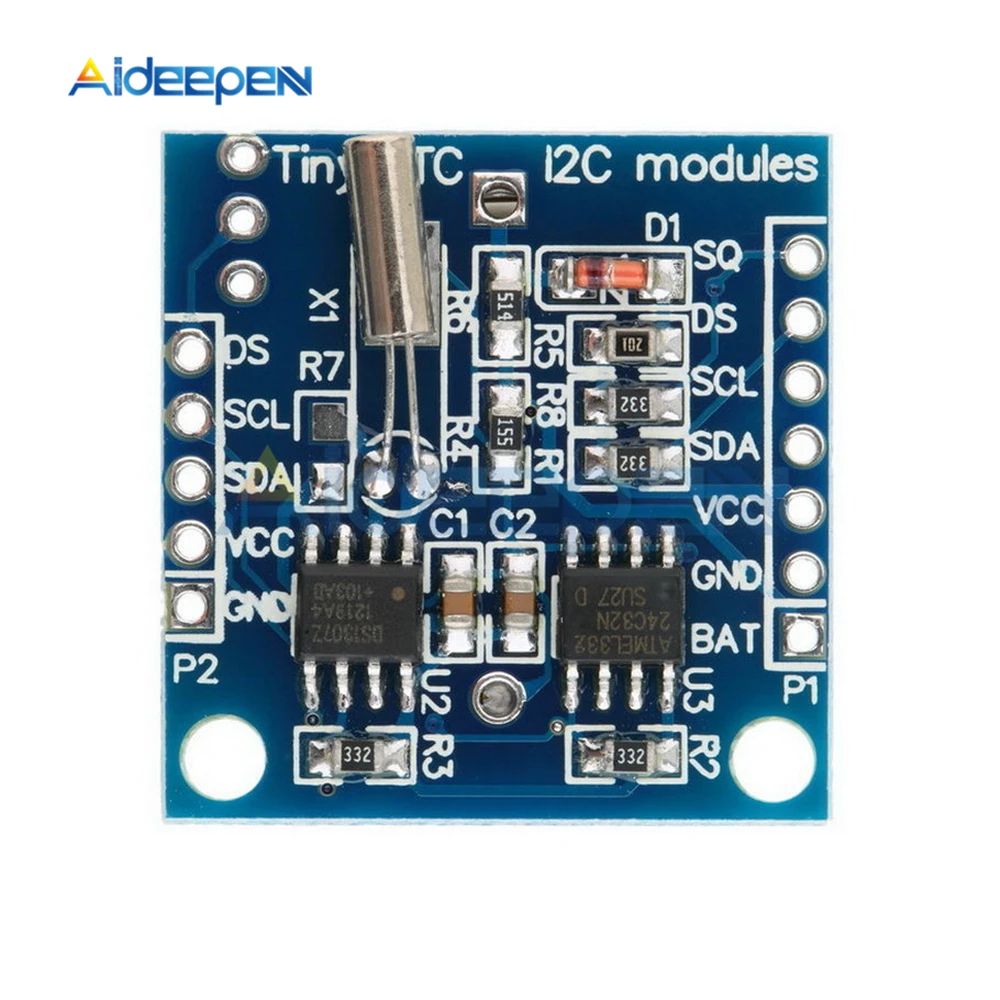 

AT24C32 Real Time Clock RTC I2C DS1307 Module for AVR ARM PIC 51 ARM