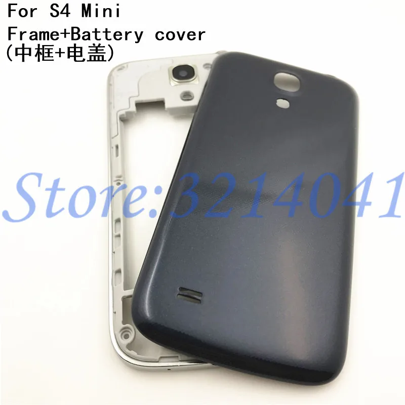 

New Middle Plate Frame Bezel Housing For Samsung Galaxy S4 mini i9190 i9192 i9195 Middle Frame Plate Rear Housing +Battery Cover