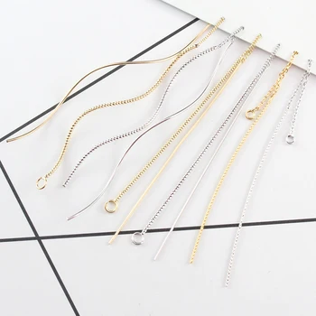 

Long Threader Earrings, Ear Threader Earrings,Pearl Earrings ,Component-Minimalist Earrings,O Chain Ear Line with Ring
