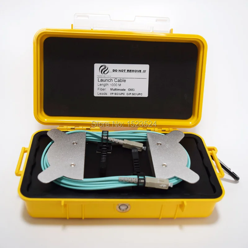 

OTDR Dead Zone Eliminator,Fiber Rings ,Fiber Optic OTDR Launch Cable Box MM OM3 1000M