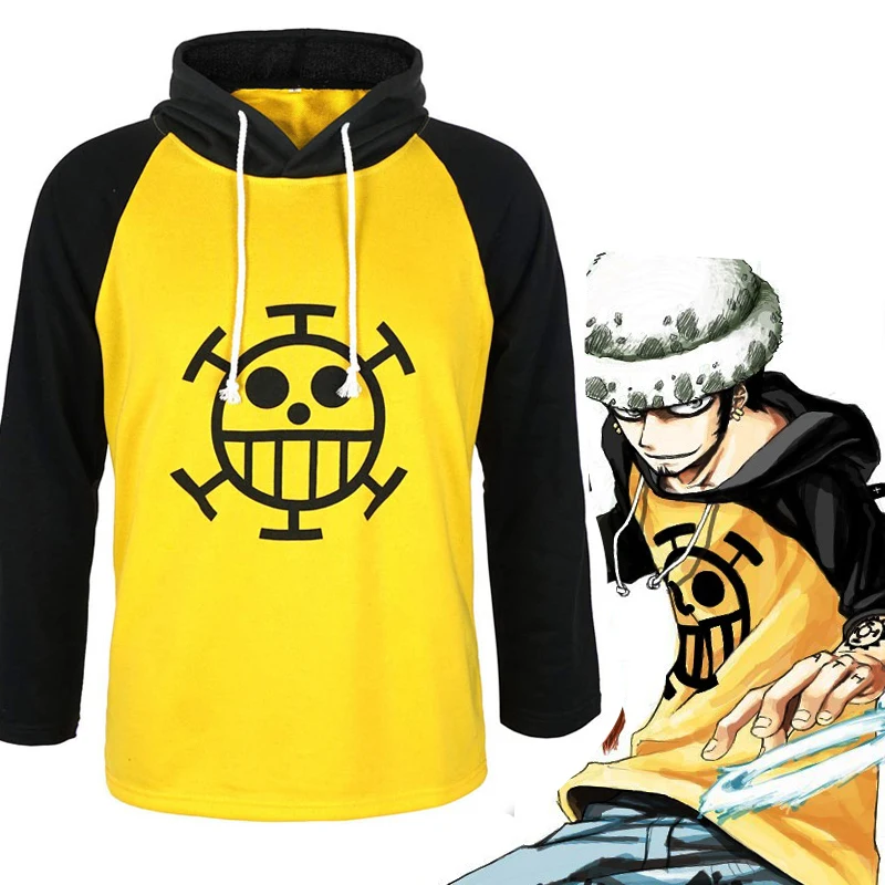 

Anime Cosplay ONE PIECE Trafalgar Law Cosplay Costumes Hoodie Outerwear casual European size Free Shipping