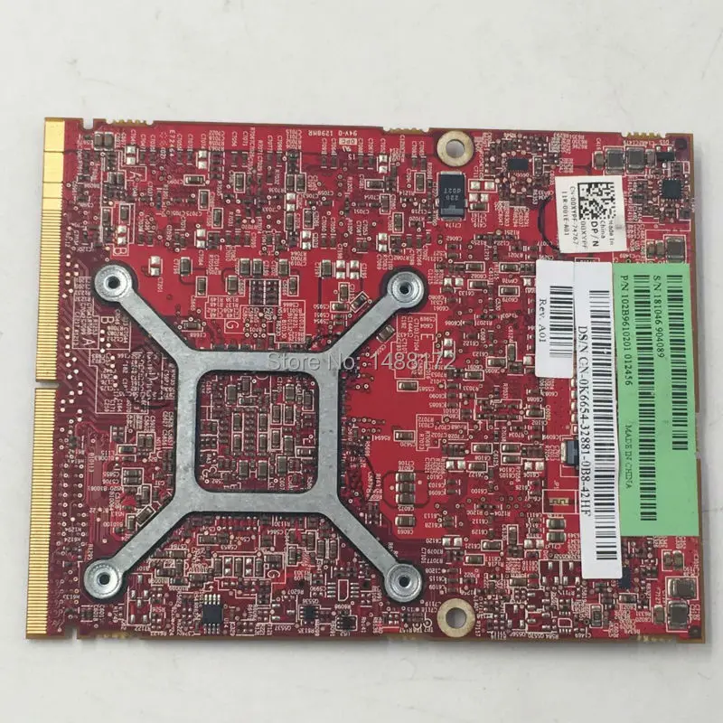 Dell 0XYPF K6654 Alienware M15x ATI HD5850 1GB Graphics Card