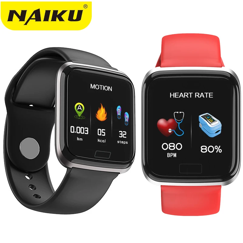 

NAIKU CY05 Smart Watch Bracelet Ports Waterproof Fitness Heart Rate Blood Health Monitoring Pressure Health Step Remote Watch