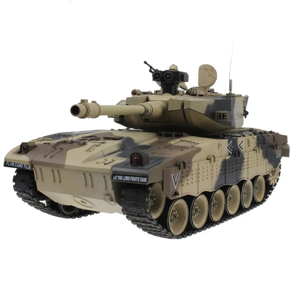 Радиоуправляемый Танк Израиль Merkava Тактический автомобиль основной боевой военный основной боевой танк модель звуковая отдача электронные игрушки для Хобби Подарки