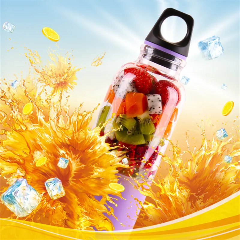500ml Gift Box Portable Bingo Mixer Bottle Cup Automatic Mini Fruit Juicer Blender Protein Coffee Shaker