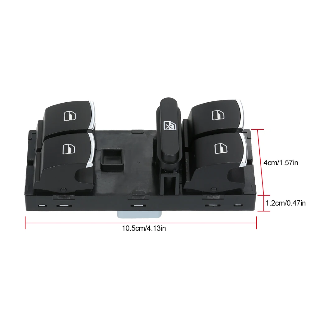 

5ND 959 857 Car Master Power Window Switch Side Console Control Window Lifter for VW CC Tiguan Passat B6 Golf Jetta MK5 MK6