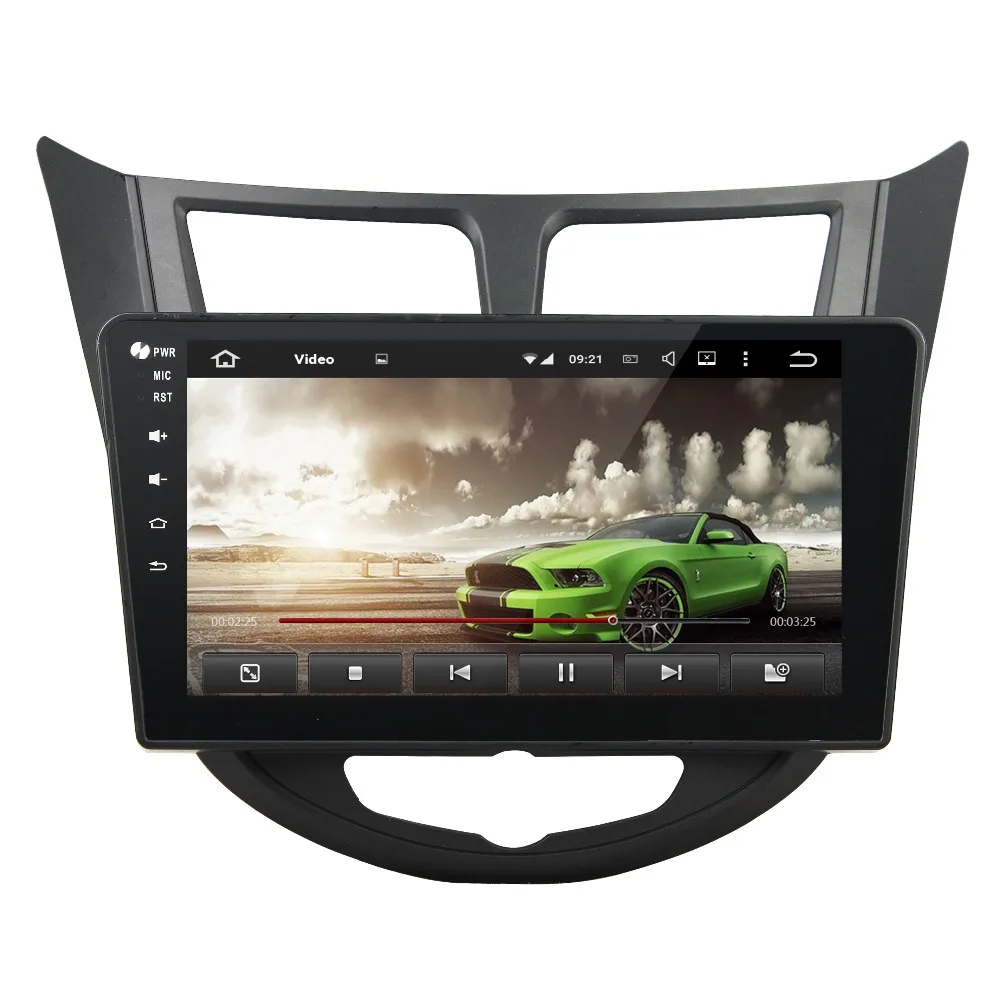 

10.1" Android 6.0 Octa-core Car Multimedia Player For Hyundai Verna Accent Solaris 2011-2012 Car Video Audio Without DVD Stereo