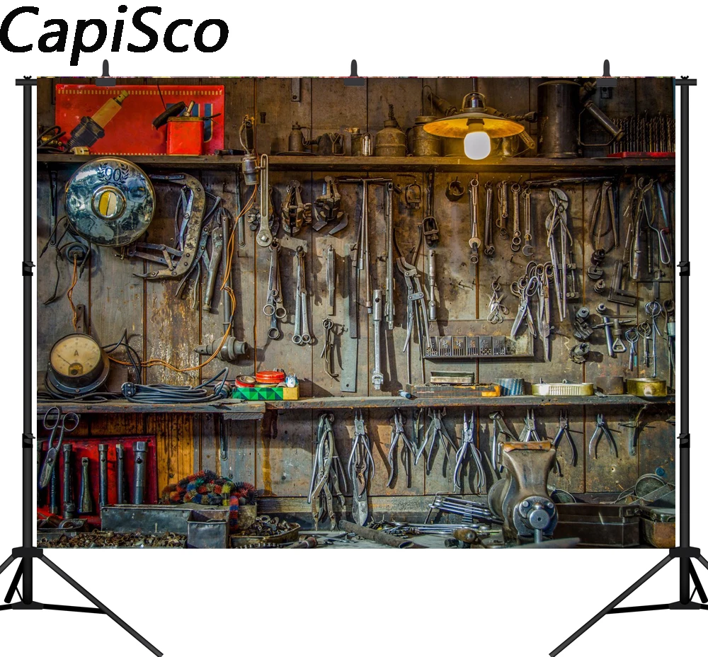 Capisco Car Repair Shop Tool Holder Scene Photography