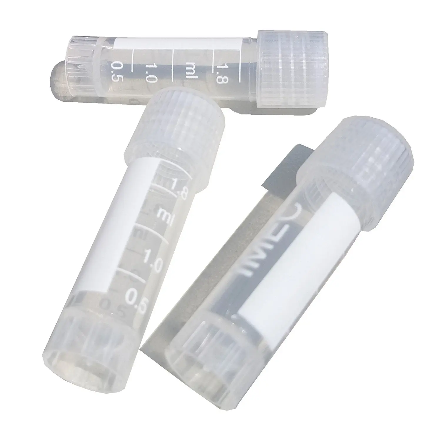Plastic Test Tube Centrifuge tube 1.8ml Test Lab Tubes ( Various colors available ) (Green)