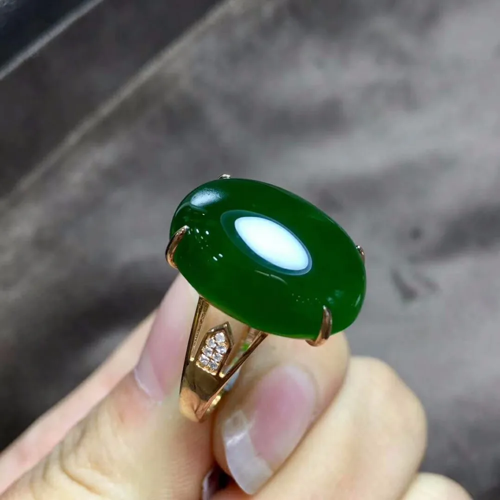 Бутик Hetian Jasper набор золото 18K с алмазной инкрустацией