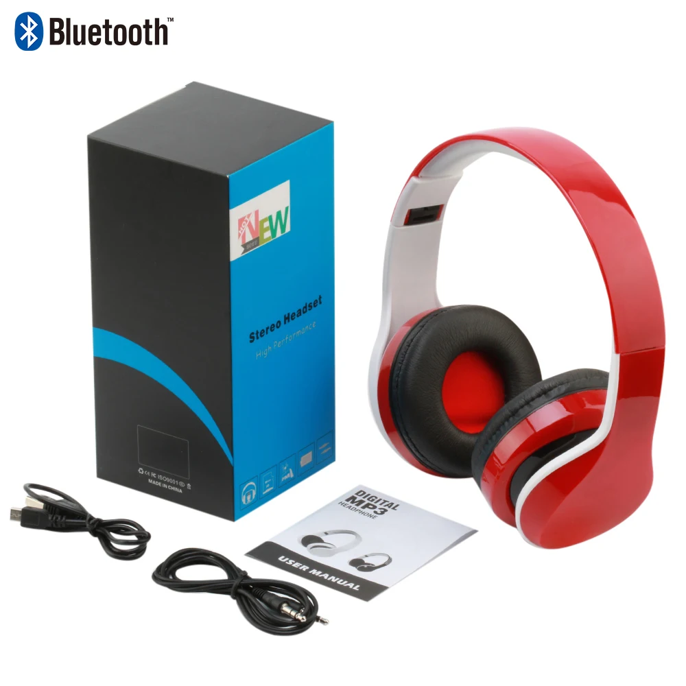 Magift headphones Support TF Card  FM Radio Wired wireless headphones bluetooth earphone Apt-x auricolari for mp3 mp4 urbanfun6