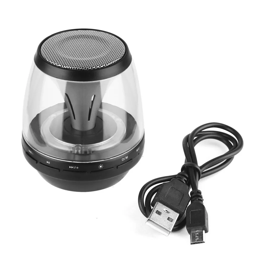 

Portable LED Wireless Bluetooth Speakers Hands Free with TF USB FM Mic Blutooth Stereo Music for iPhone for Mobile Phone