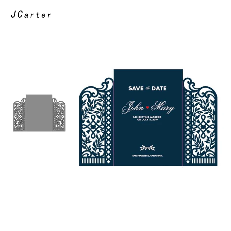 

JC Metal Cutting Dies Craft Cut Die Greeting Cards Cover Frame Background 3D Stencil Scrapbook DIY Handmade Album Paper Decor
