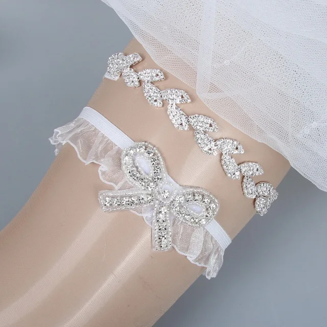 lace garters for wedding day