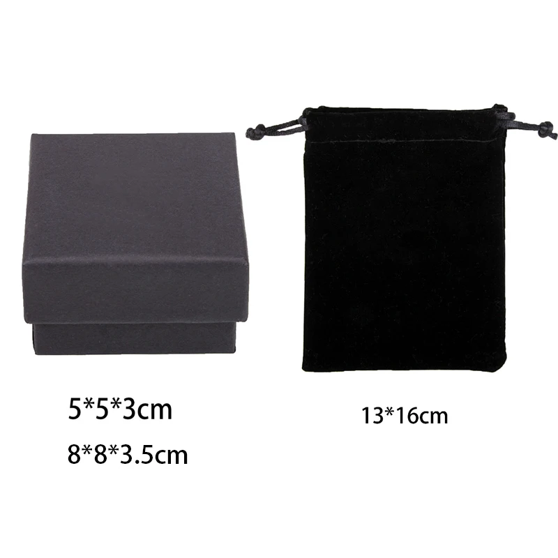 

Drole new Jewelry Accessories / Packaging Box 5*5*3cm 8*8*3.5cm / Velvet bag 13*16cm